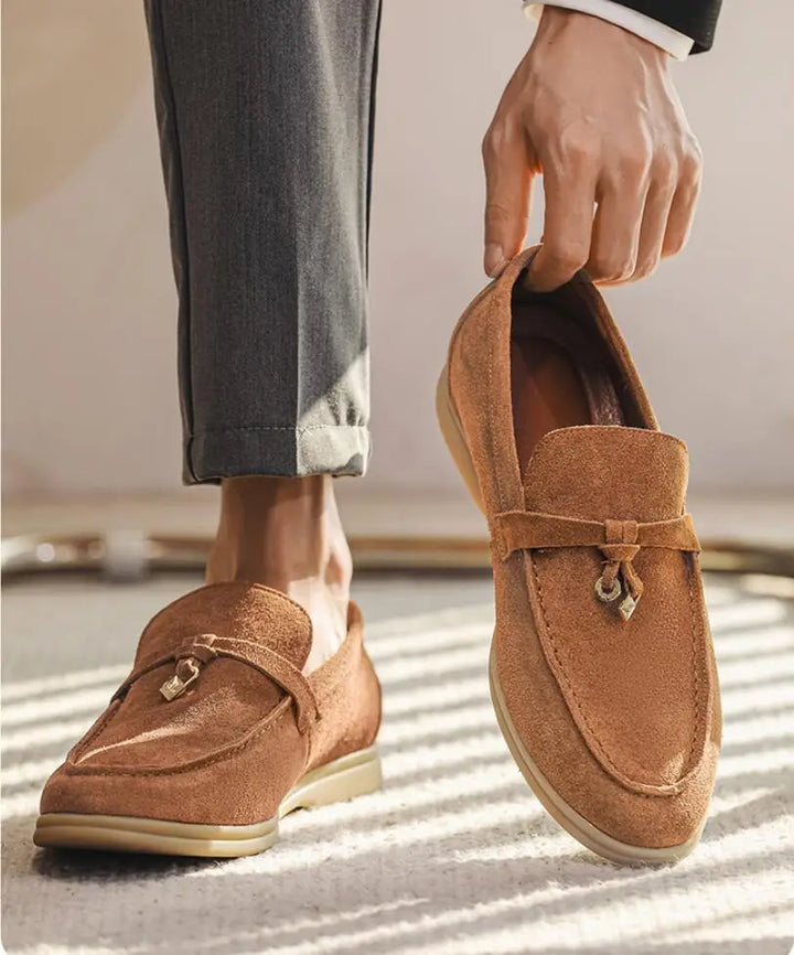 Shaffer Cow Suede Loafers