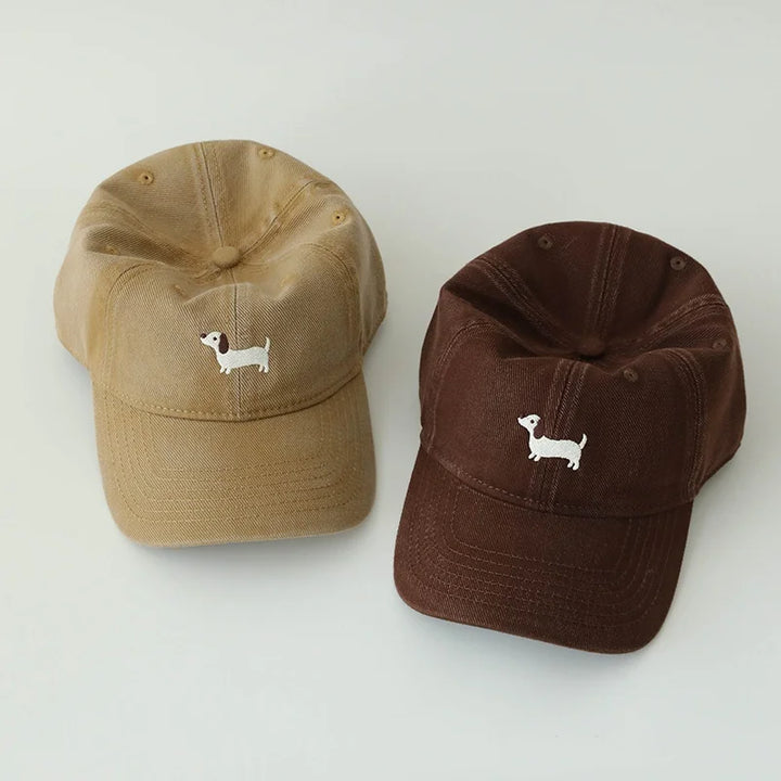 Doggy Embroidered Baseball Cap