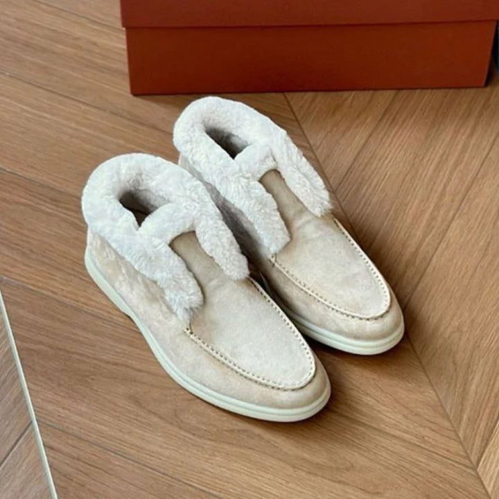 Lila Shearling Loafer Boots