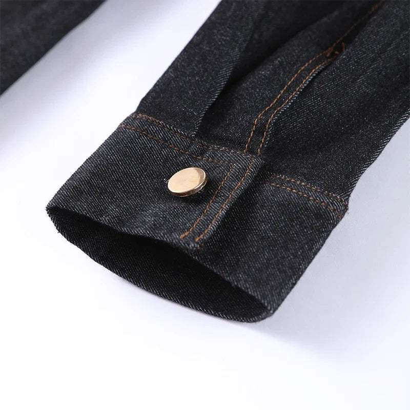 Marenza Button Denim Set