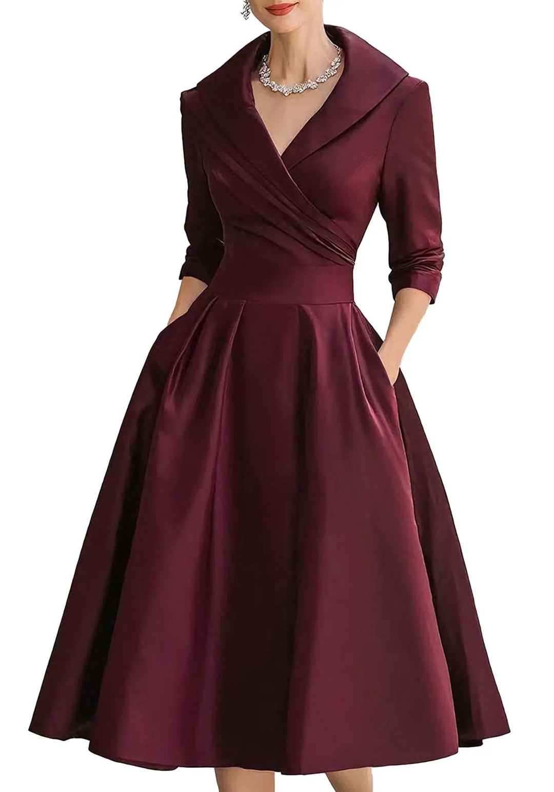 Rachel | Satin A-Line Formal Dress