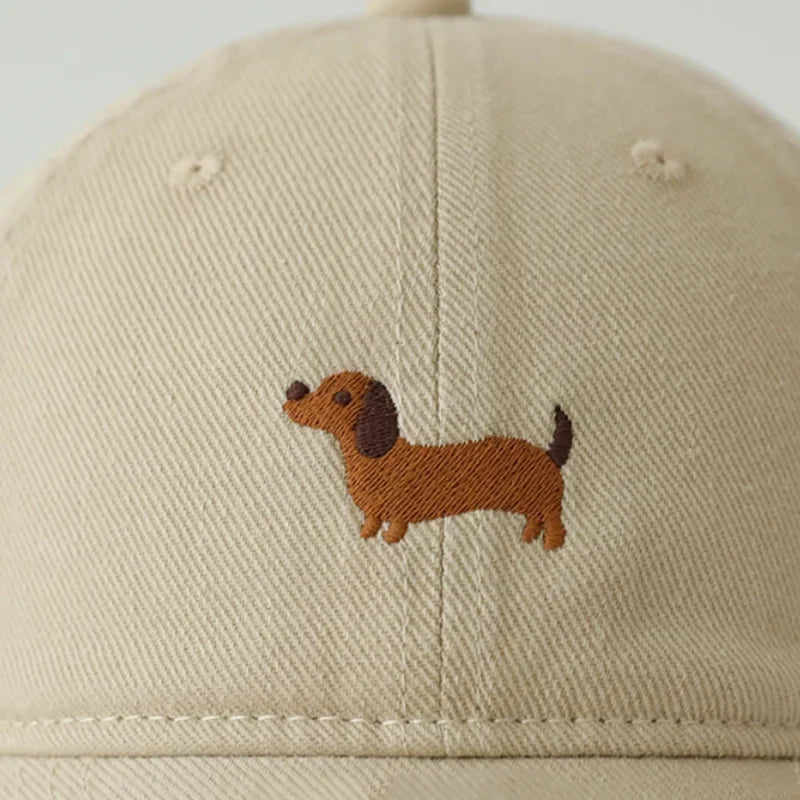 Doggy Embroidered Baseball Cap