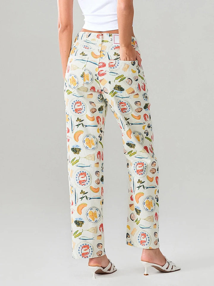 Capri Market Straight-Leg Jean