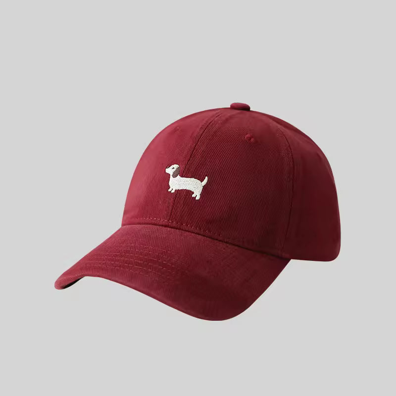 Doggy Embroidered Baseball Cap
