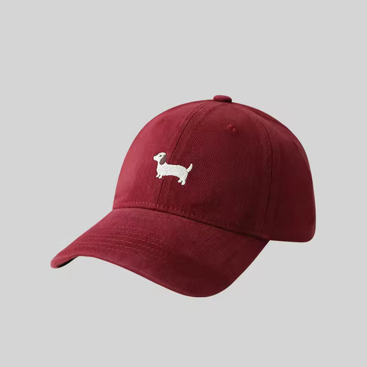 Doggy Embroidered Baseball Cap