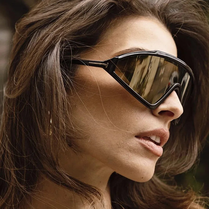 Natasha Linea Rossa Angled Sunglasses
