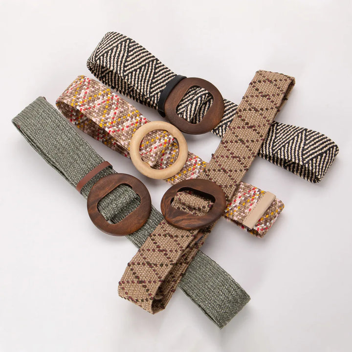 Calla Woven Ring Belt