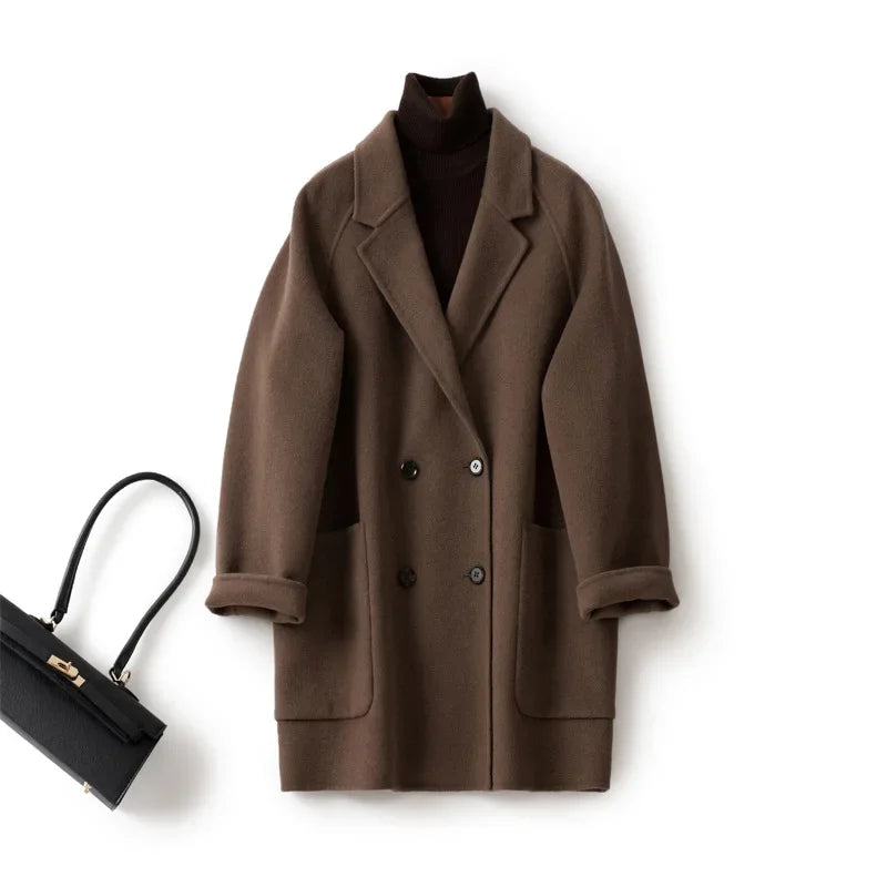 Amory Wool Herringbone Coat