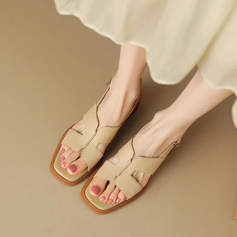 Sassari Leather Heeled Sandals