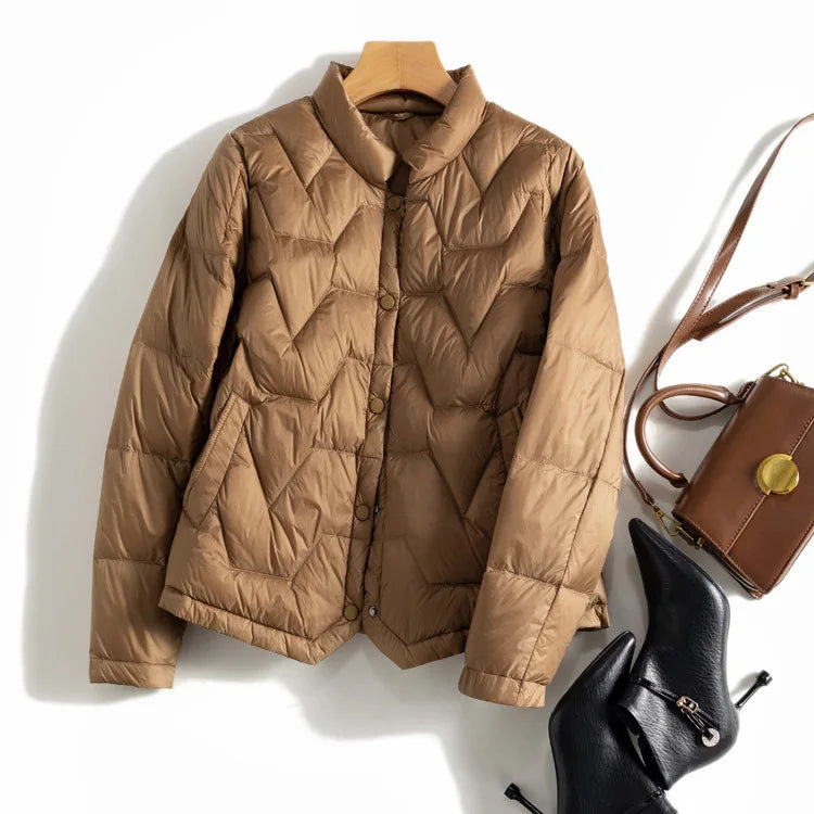 Natalie Quilted Down Jacket