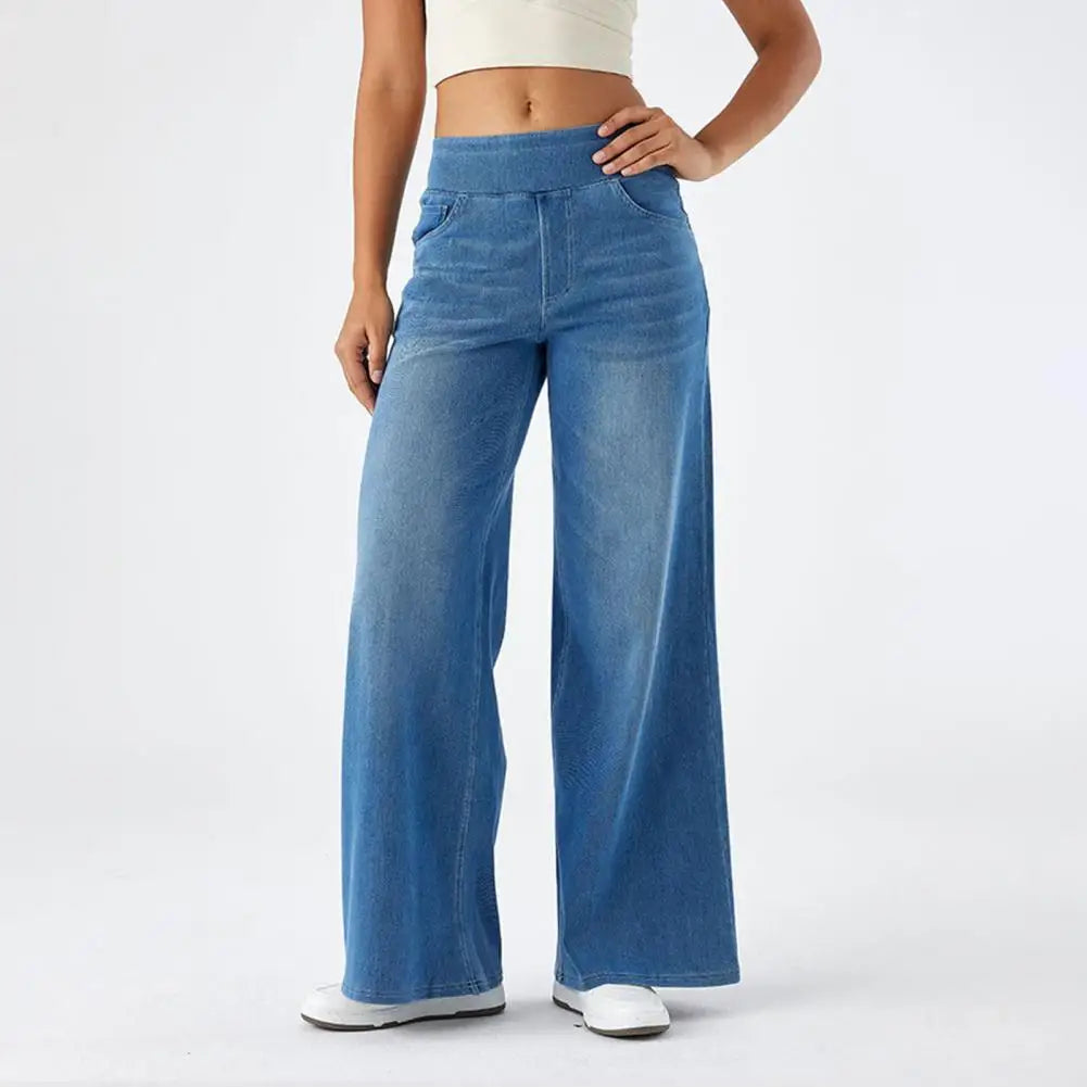 The Pull-On Wide Leg Jean