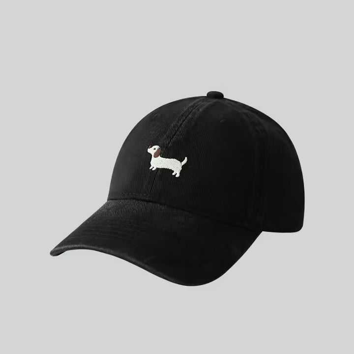 Doggy Embroidered Baseball Cap