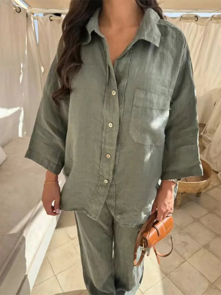 Sorrento Relaxed Linen Set
