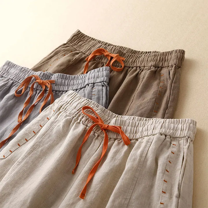 The Drawstring Wide Leg Pant