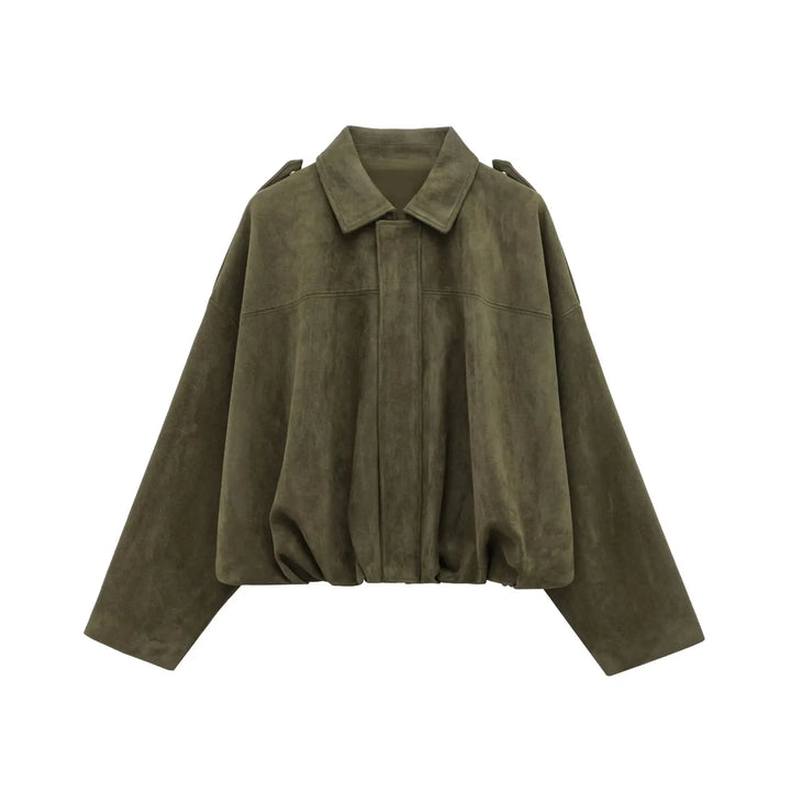 Arden Women's Suede Bomber