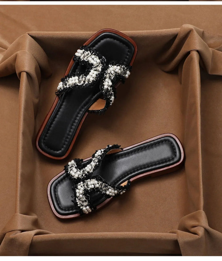 Cala Pearl & Floral Slides