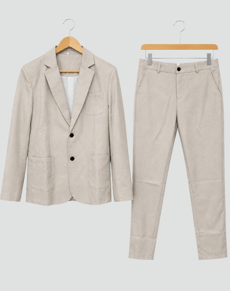 Valentin - Tailored Linen Suit Set