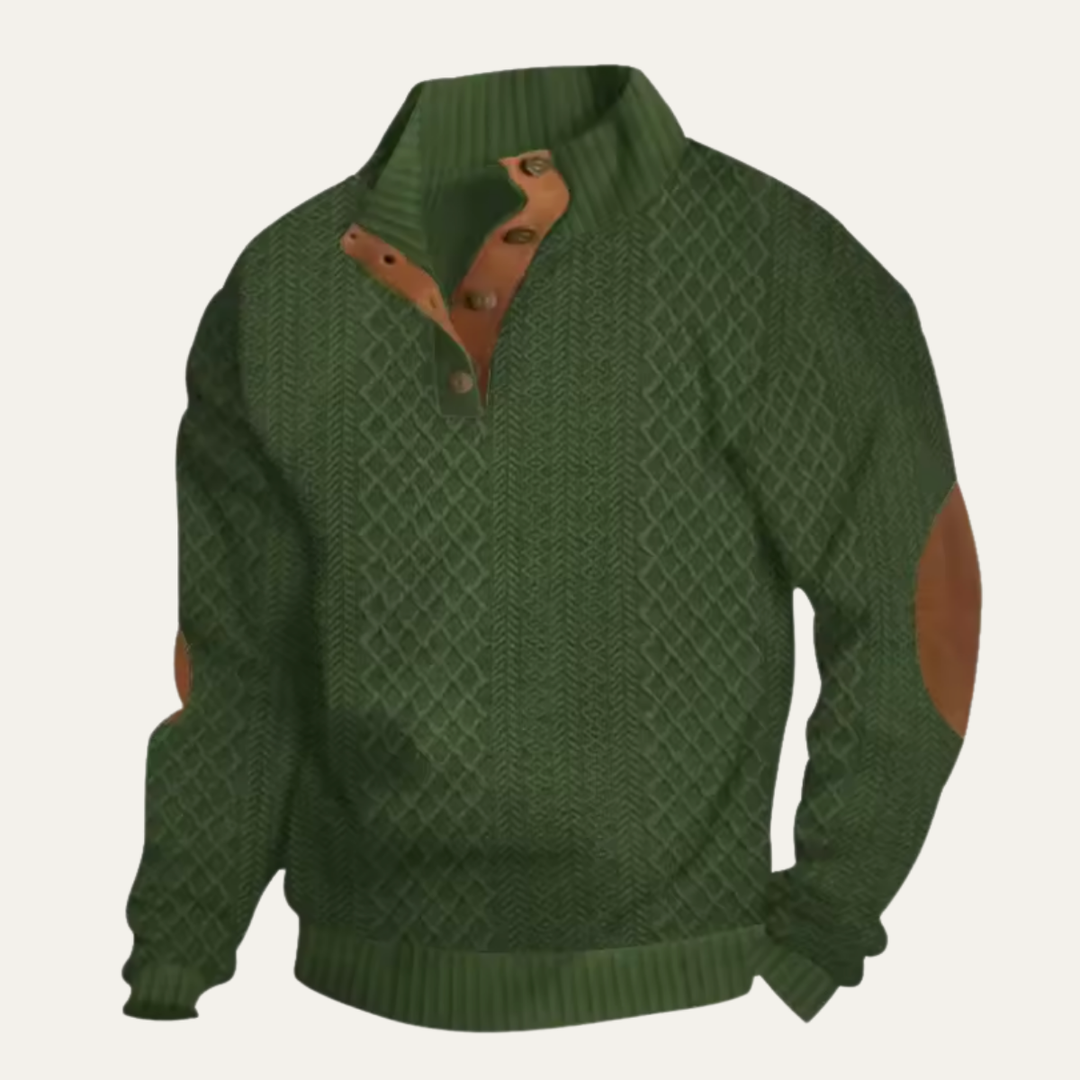 Cashmere Blend Cable Knit Sweater