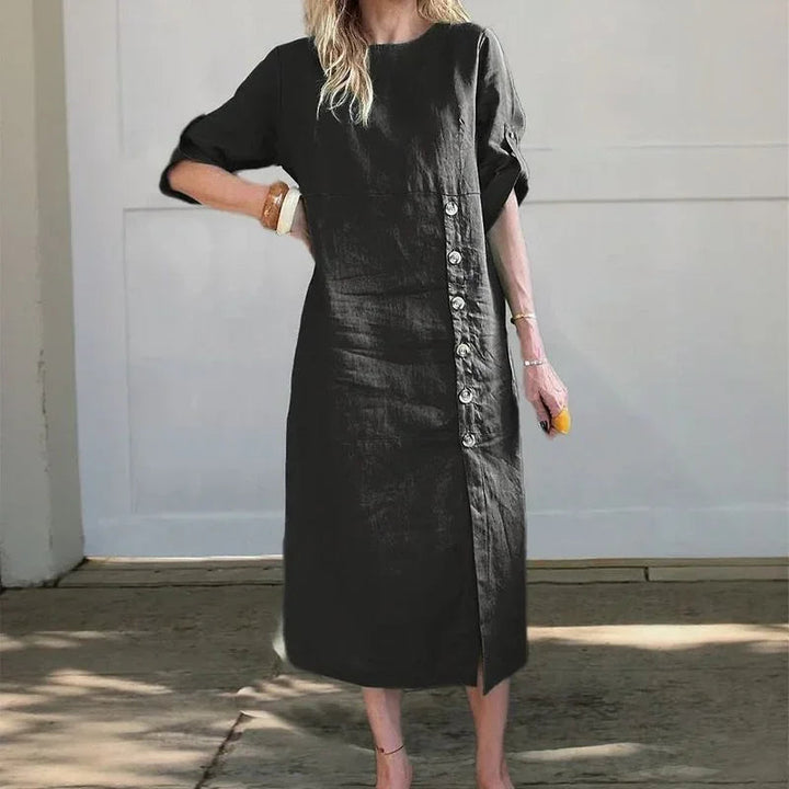 Katherine | Cotton Linen Dress
