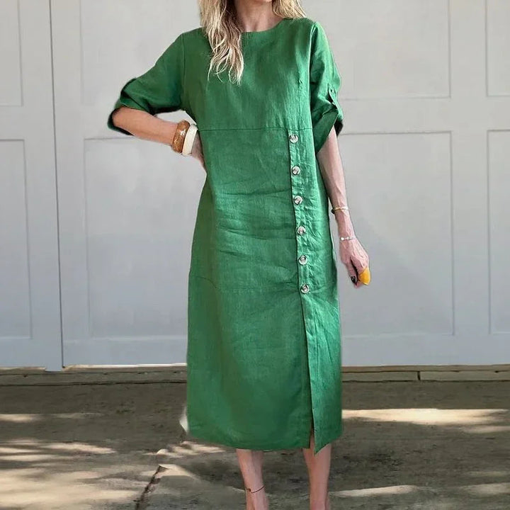 Katherine | Cotton Linen Dress