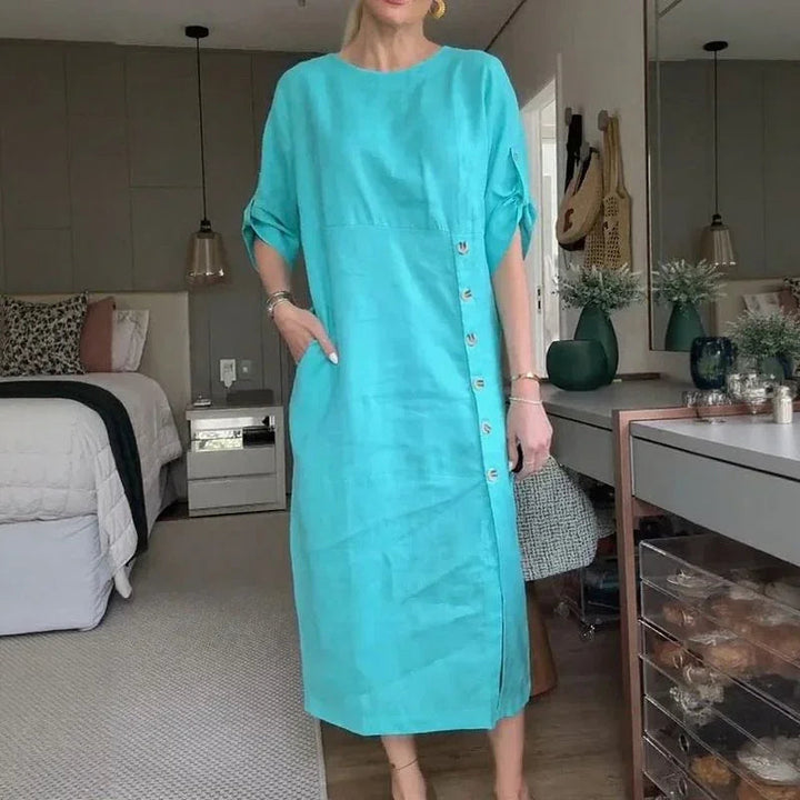 Katherine | Cotton Linen Dress