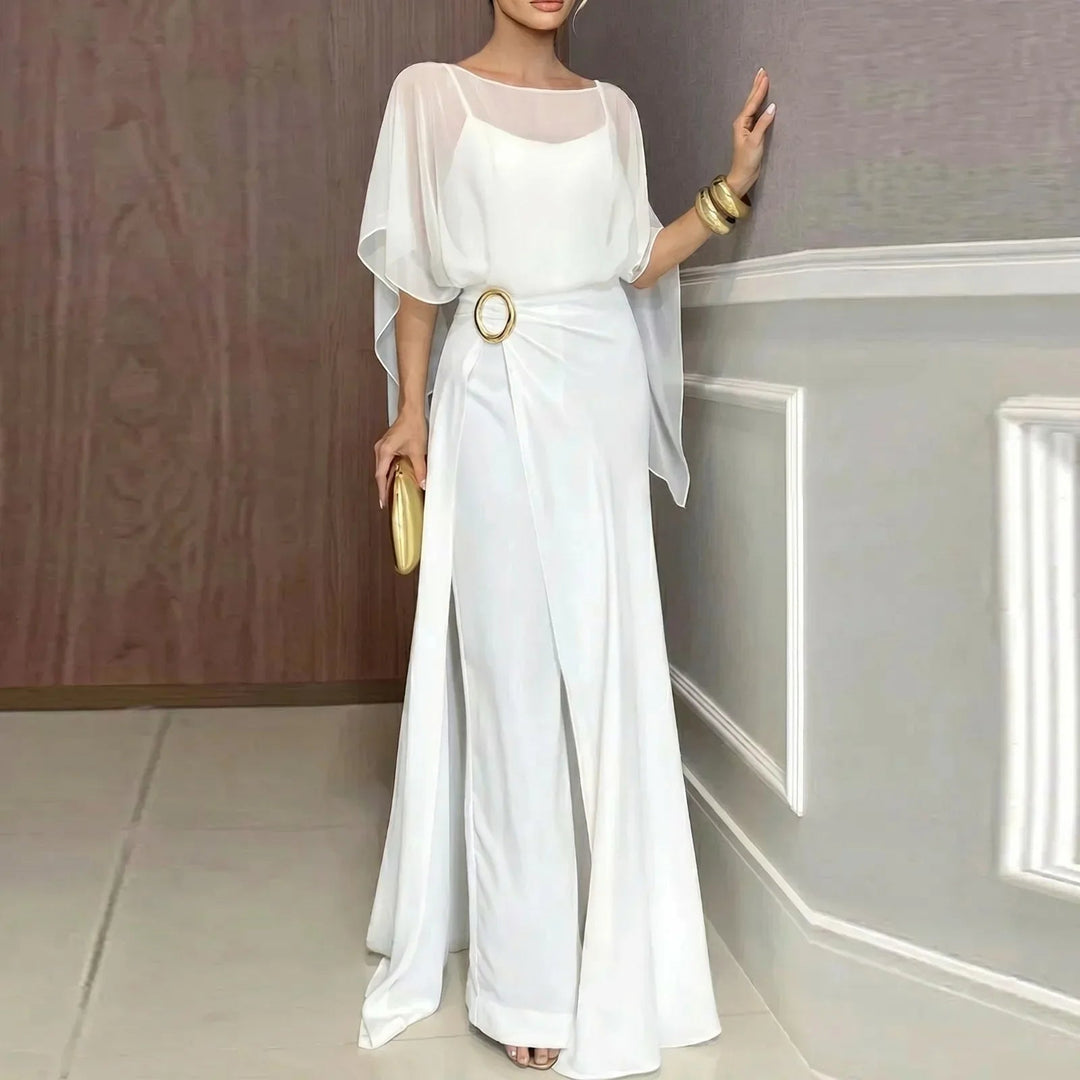 Hermione | Dress with a Sheer Overlay