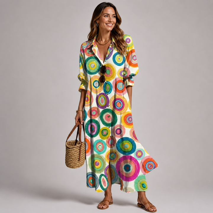 Sabrina | Floral Tummy Control Maxi Dress
