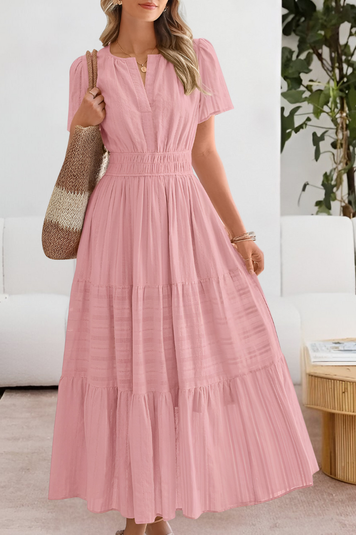Rosemary | Flowy Bohemian Print Dress