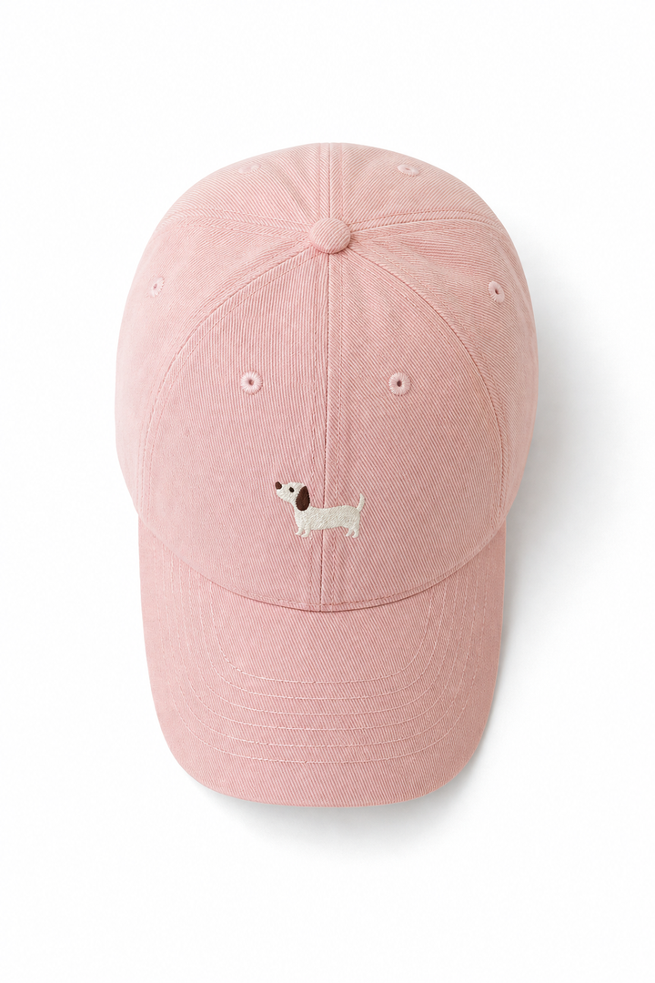 Doggy Embroidered Baseball Cap