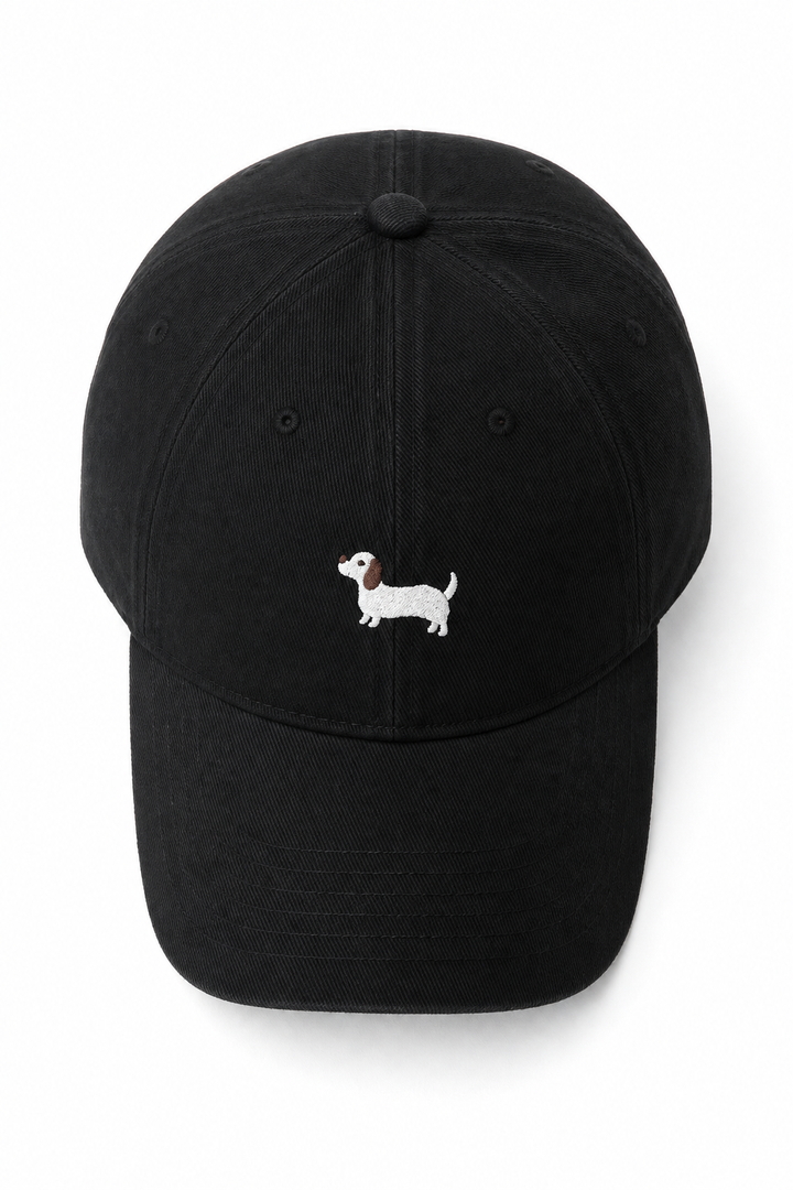 Doggy Embroidered Baseball Cap
