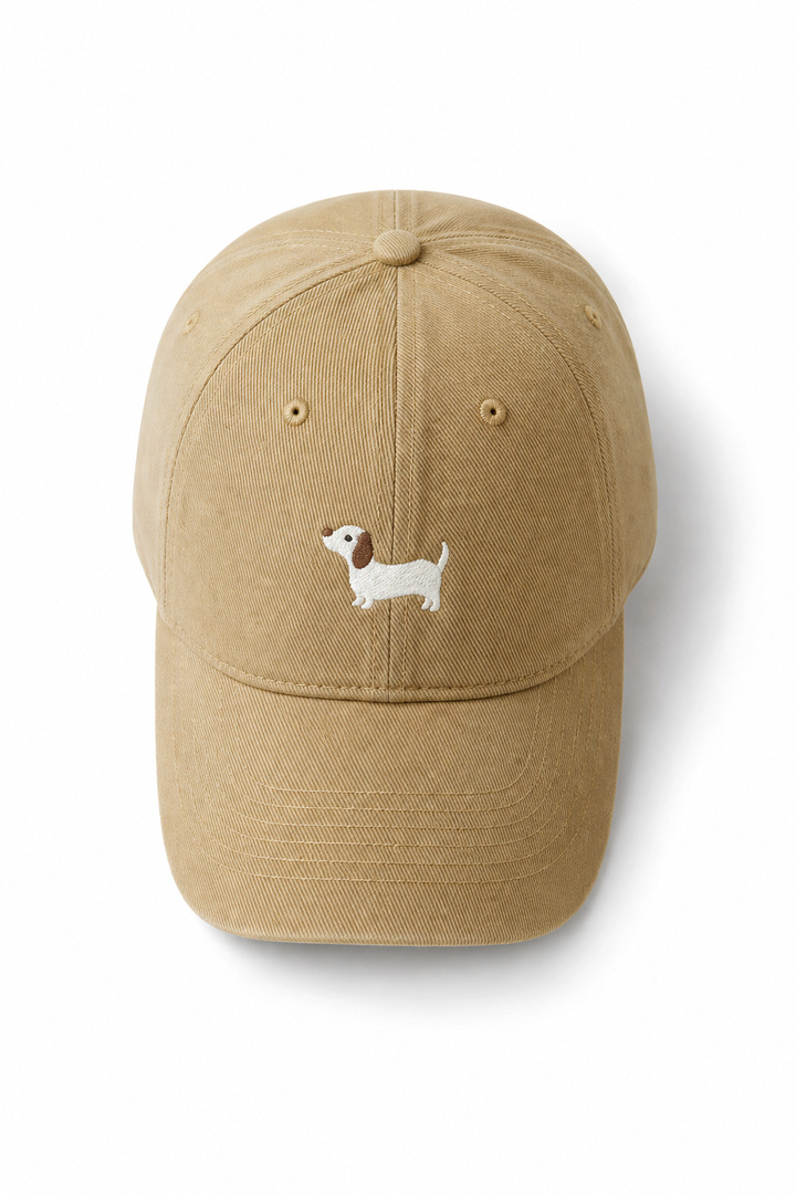 Doggy Embroidered Baseball Cap