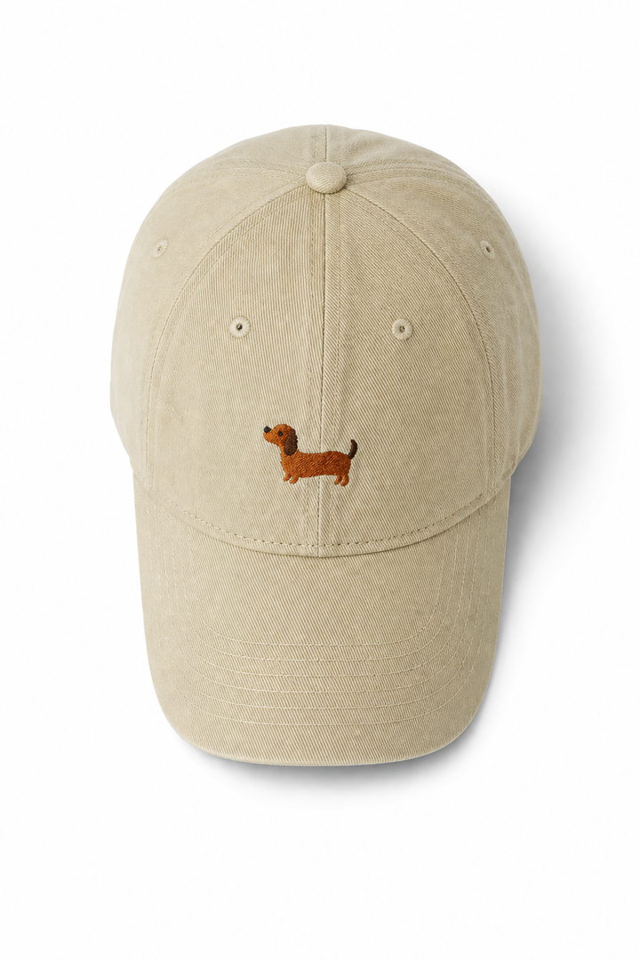 Doggy Embroidered Baseball Cap