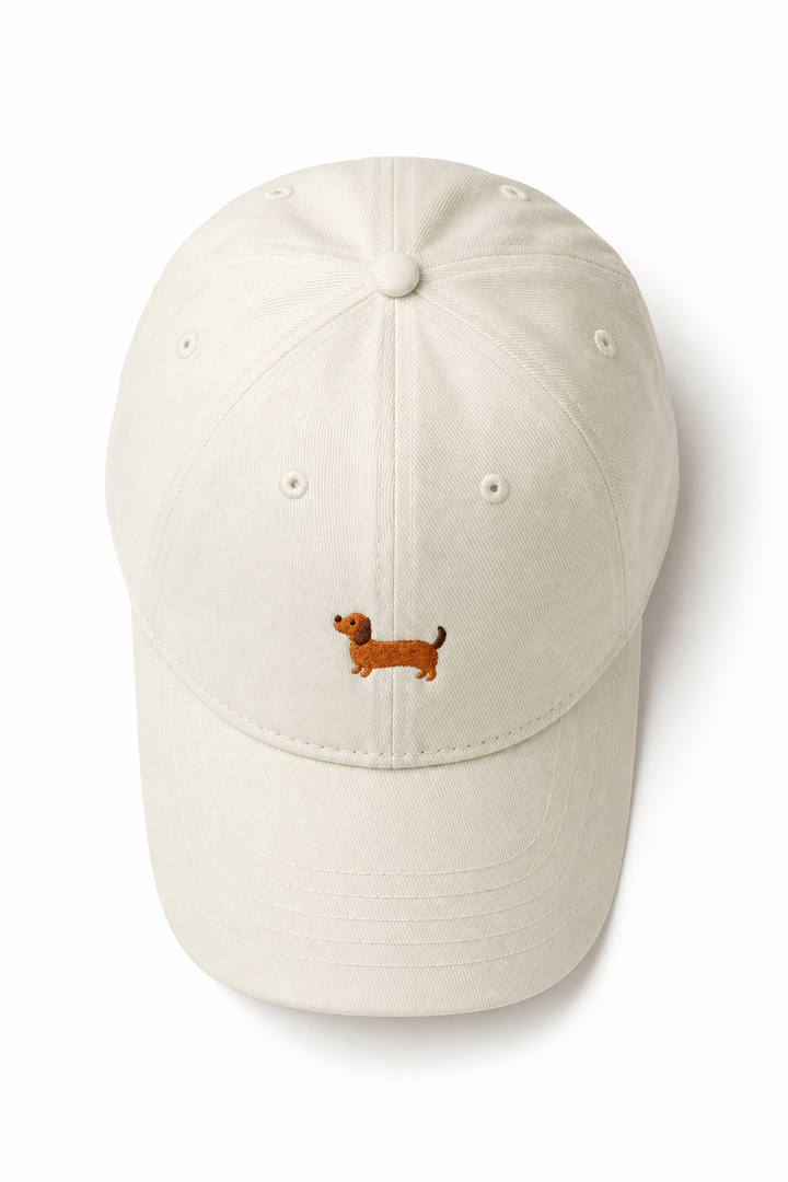 Doggy Embroidered Baseball Cap