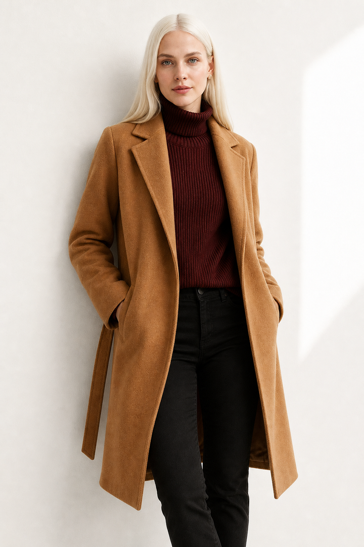 Winter Cinch Woolen Coat