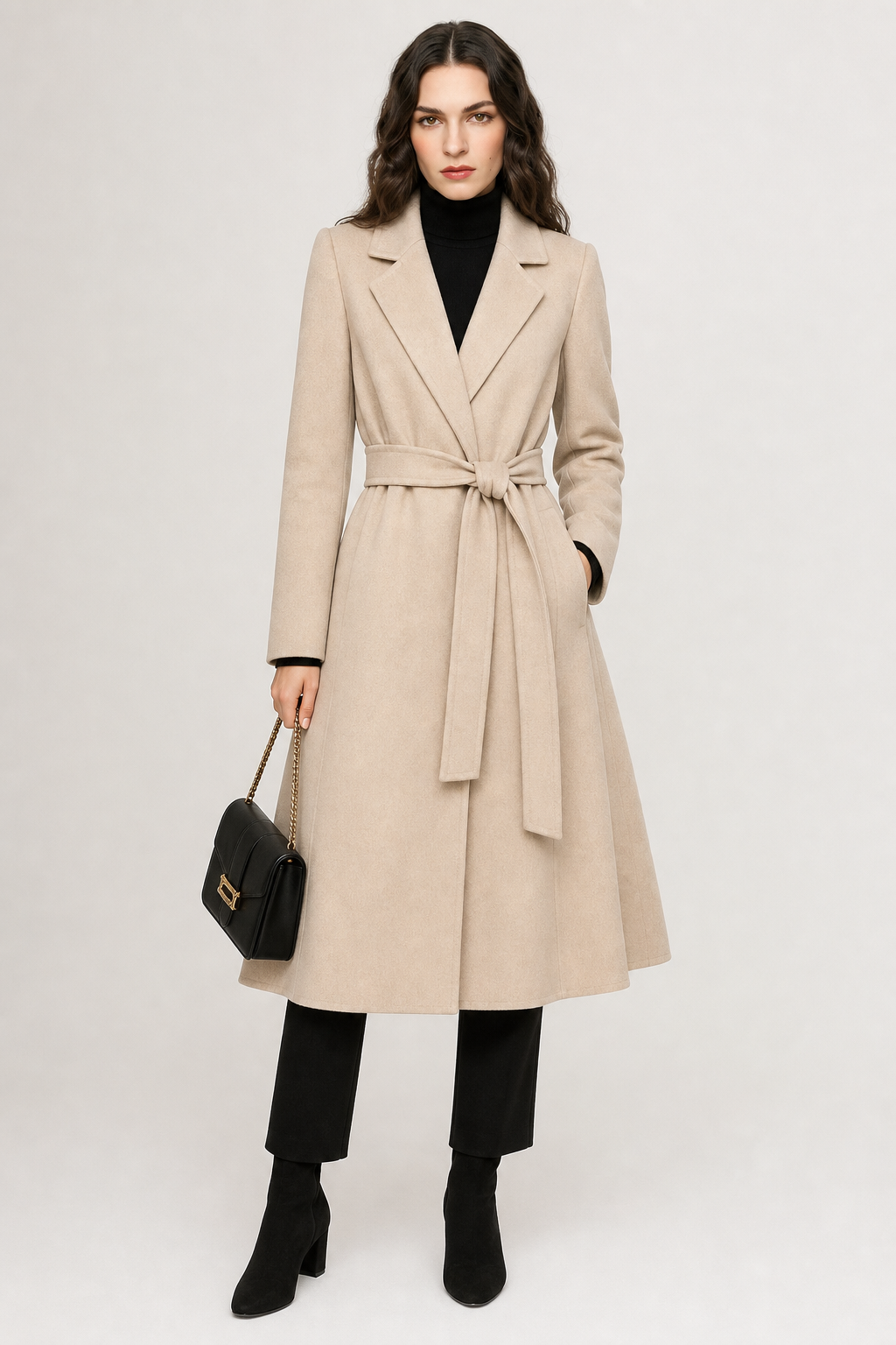 Winter Cinch Woolen Coat