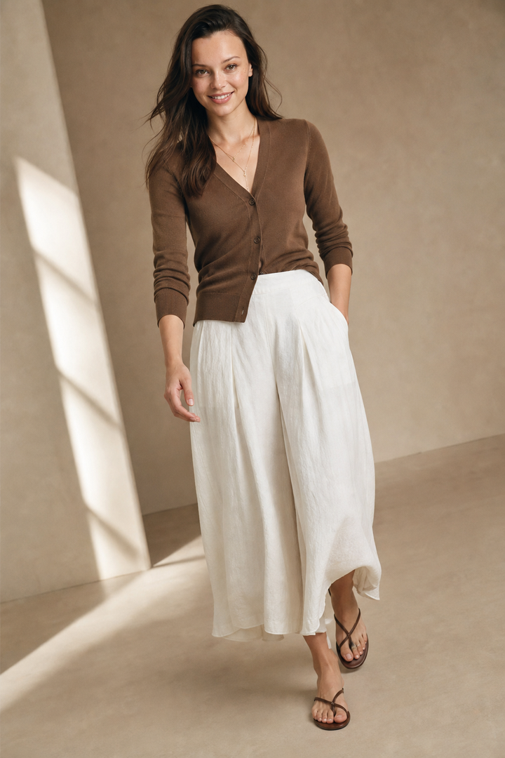 Estelle Linen Wide-Leg Trouser