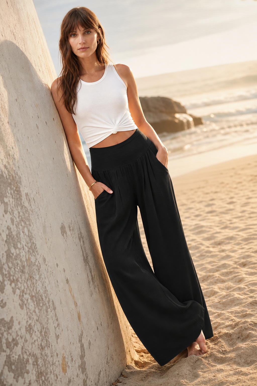 Cersei Wide-Leg Beach Pant