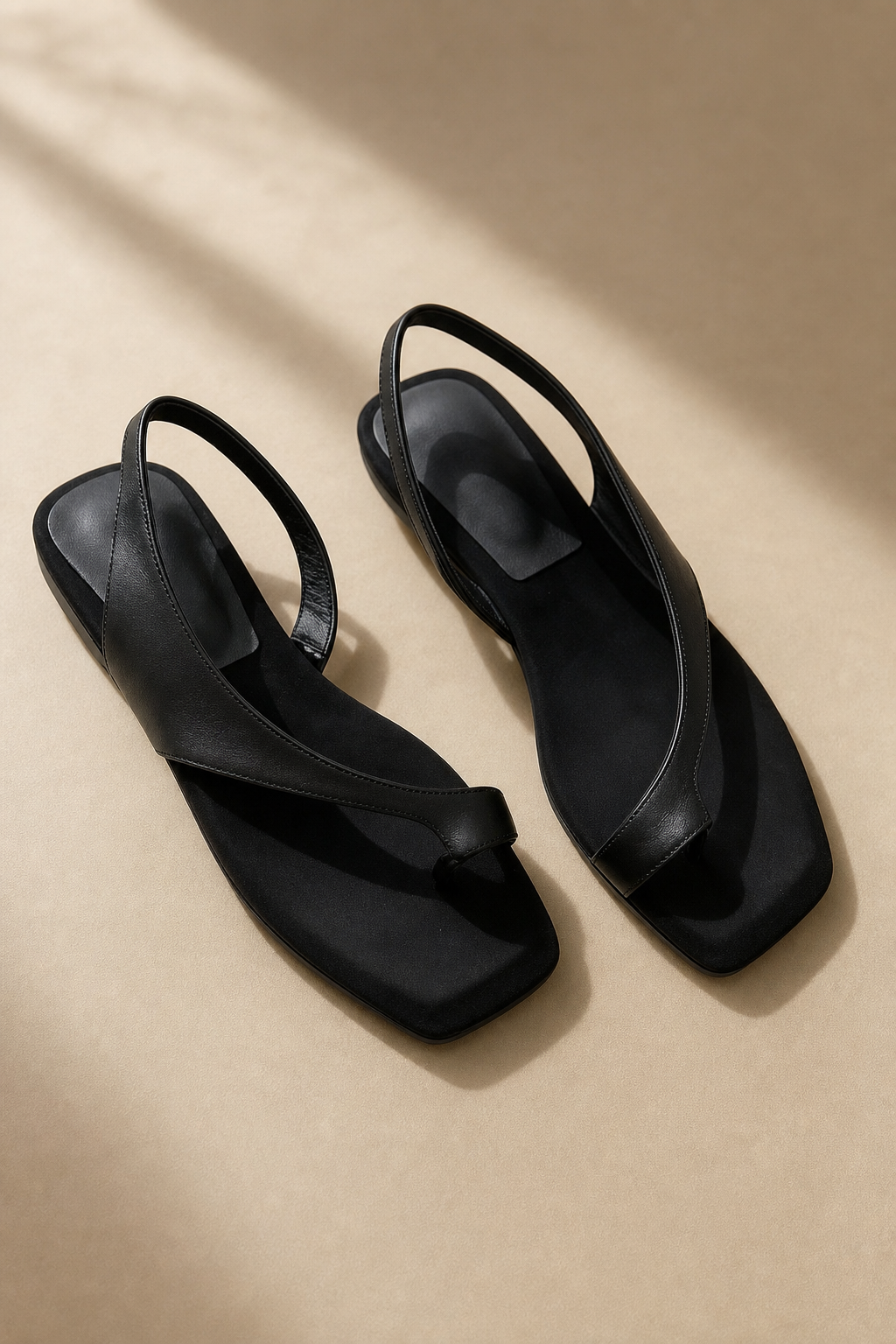 Comporta Genuine Leather Flat Sandal