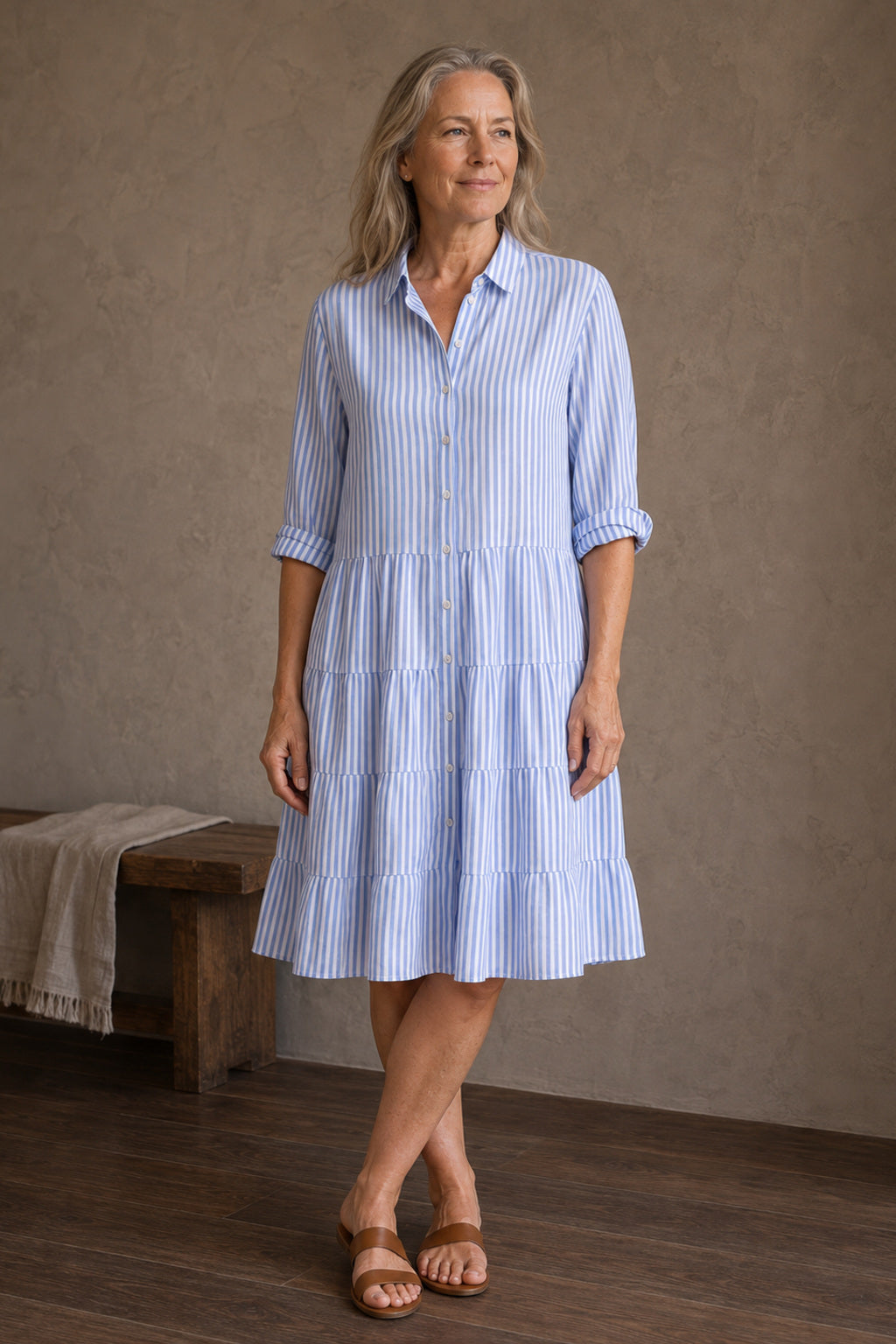 Anna | Striped Dress