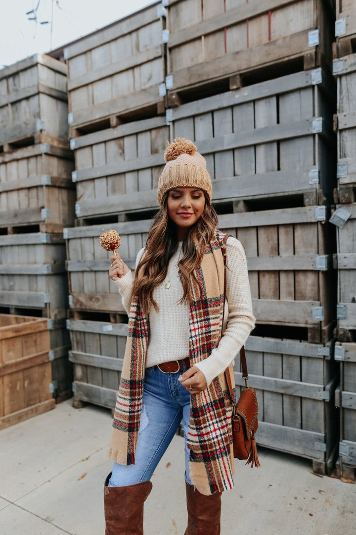 Cassie | Brushed Waffle Knit Sweater