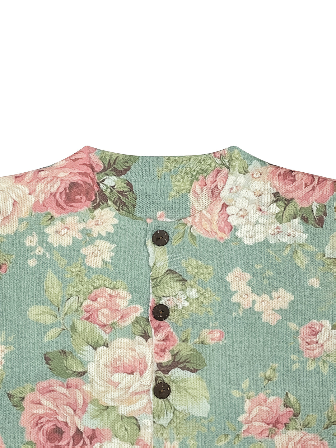 Nieuwe 2026 dames trui met bloemenprint, ronde hals, ademend, elegant vintage patroon, gemakkelijk te onderhouden, machinewasbaar, zacht en chic - geschikt voor lente en zomer