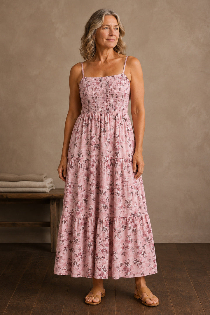 Roxie | Bohemian Floral Midi Dress