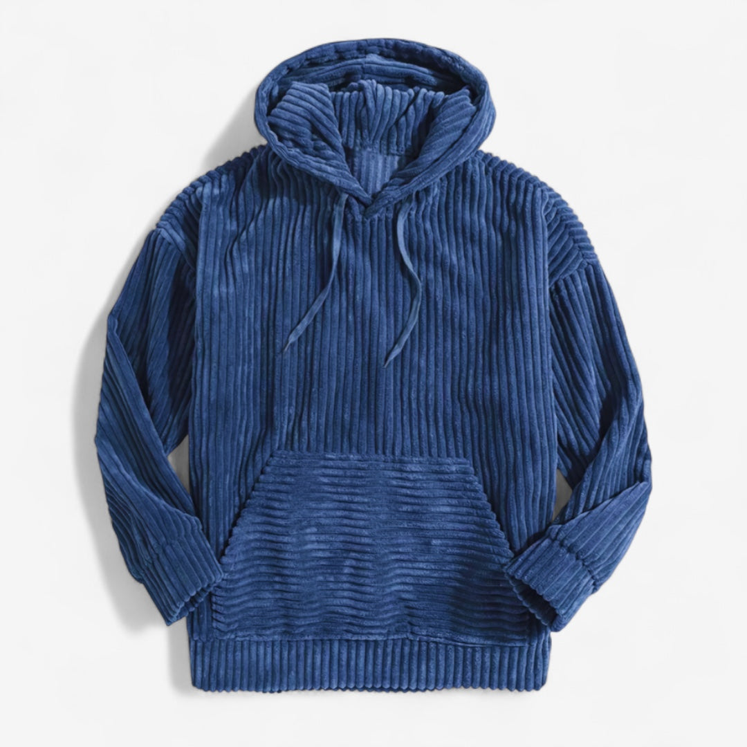 Men's Corduroy Drawstring Hoodie