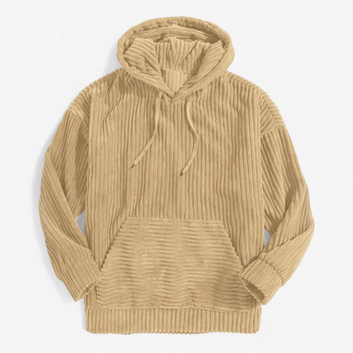 Men's Corduroy Drawstring Hoodie