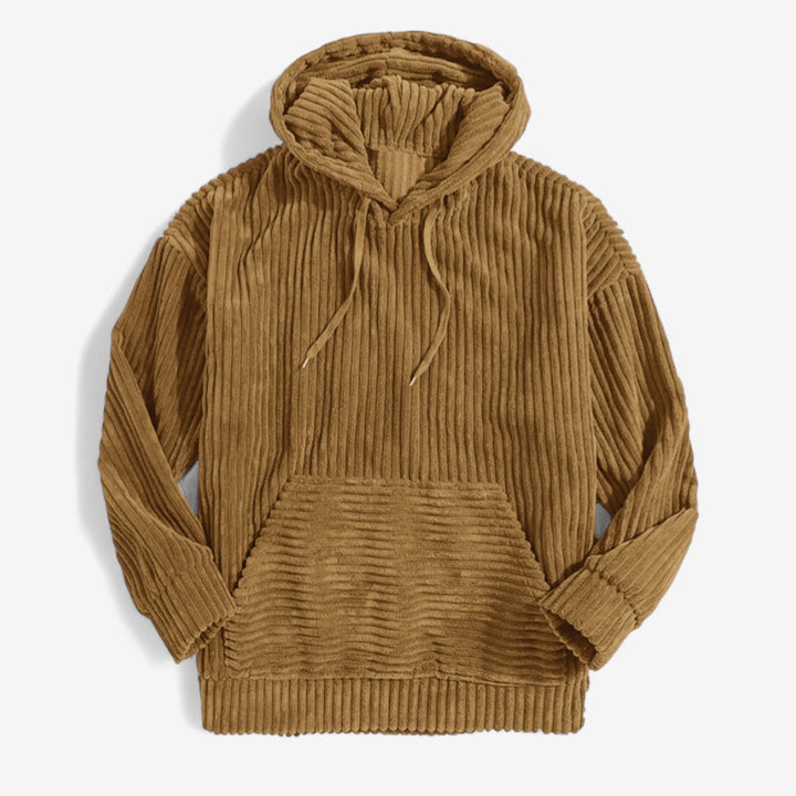 Men's Corduroy Drawstring Hoodie