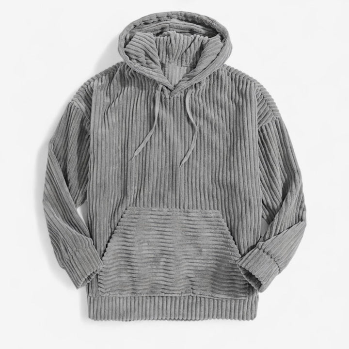 Men's Corduroy Drawstring Hoodie