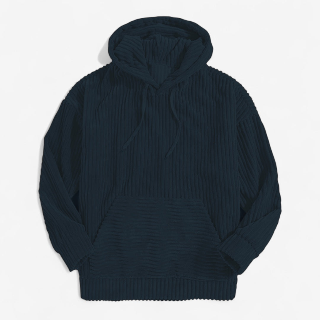 Men's Corduroy Drawstring Hoodie