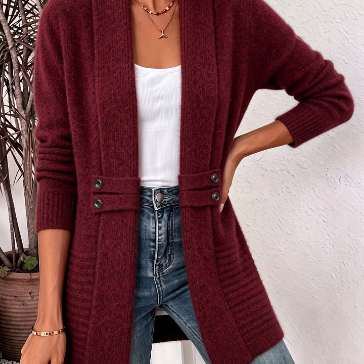 Joyce | Shawl Collar Longline Cardigan
