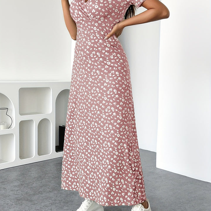 Colleen | Ditsy Floral V-Neck Dress