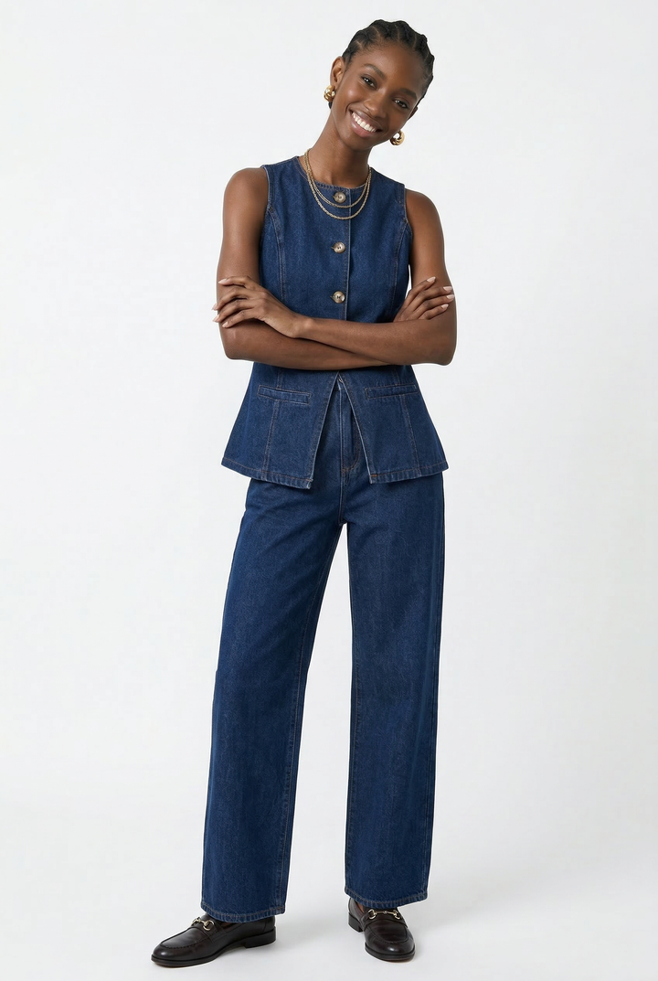 Monroe 100% Cotton Denim Set